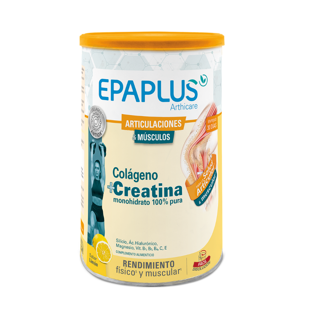 Colágeno + Creatina en Polvo Sabor Limón