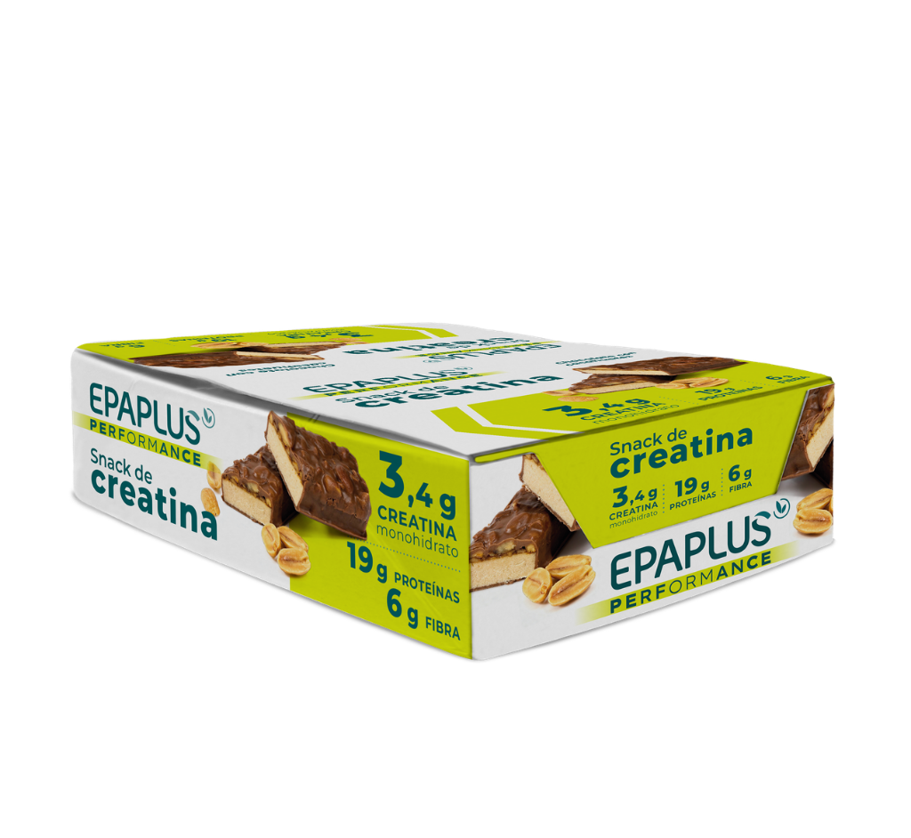 Snack con Creatina – Cacahuetes y Chocolate EPAPLUS Performance 55 g