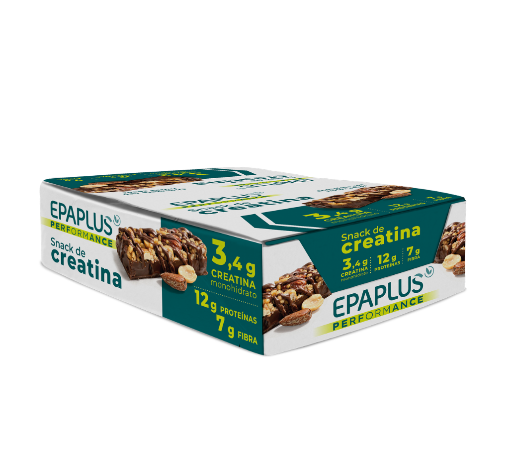 Snack con Creatina – Frutos Secos y Chocolate Negro EPAPLUS Performance 40 g