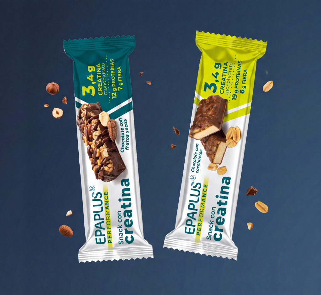 Snack con Creatina – Frutos Secos y Chocolate Negro EPAPLUS Performance 40 g